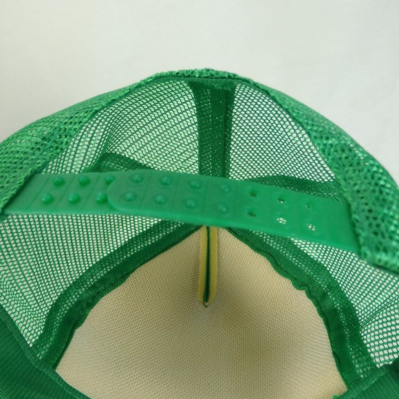 Vintage San Sun Mesh Trucker Hat Green Washington Town Mutual Snapback Mesh Cap - Picture 9 of 10
